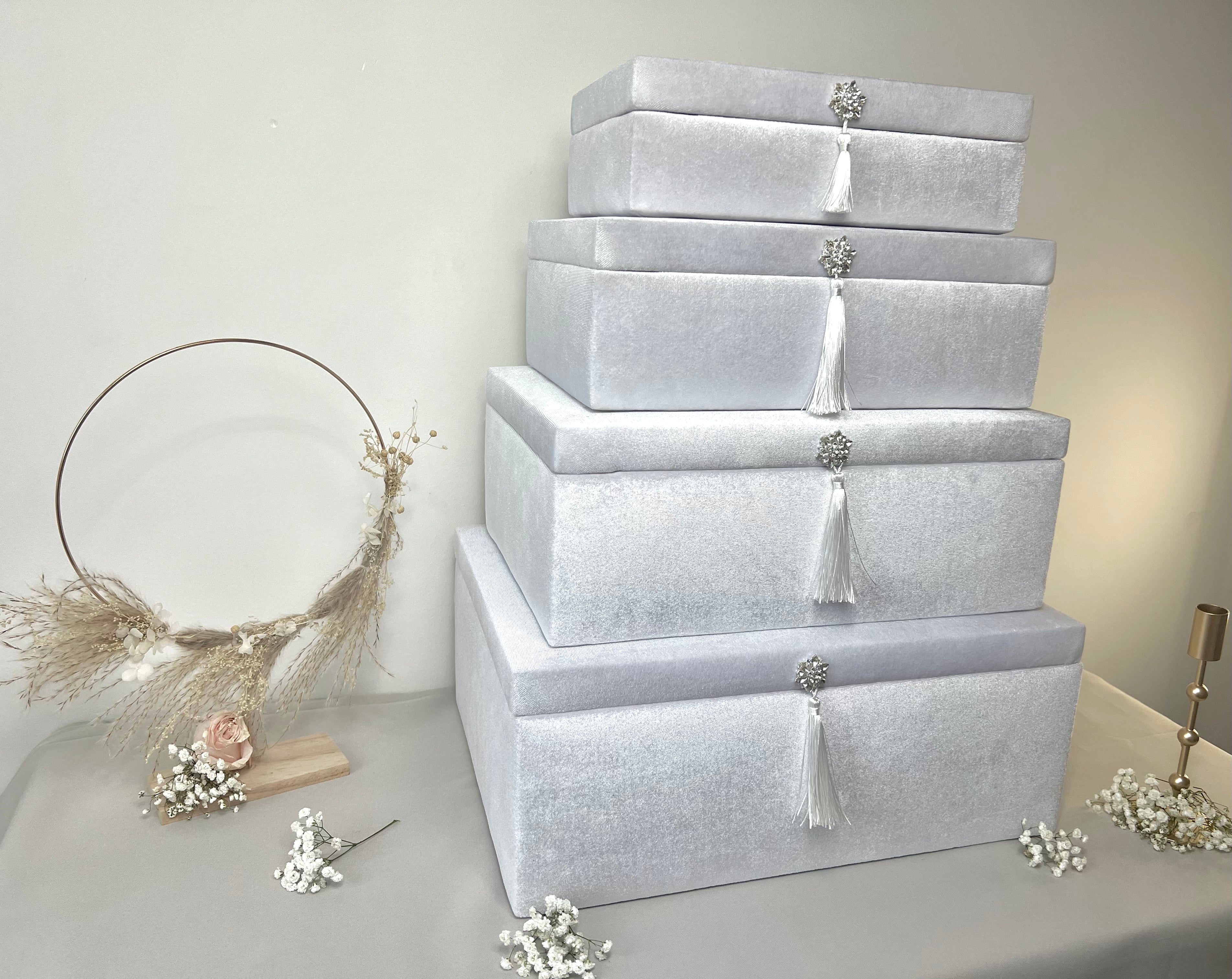 Set de 4 coffres – blanc
